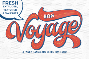 Bon Voyage Duo: A Creative Font for Polished Brand Identity