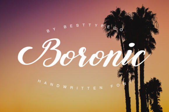 Boronic Typeface Review: A Romantic Touch for Small Business Branding