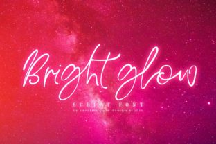 Bright Glow Typeface: A Bouncy Script for Digital Branding