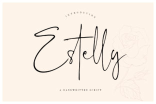 Estelly: A Handwritten Signature Font for Polished Brand Identity