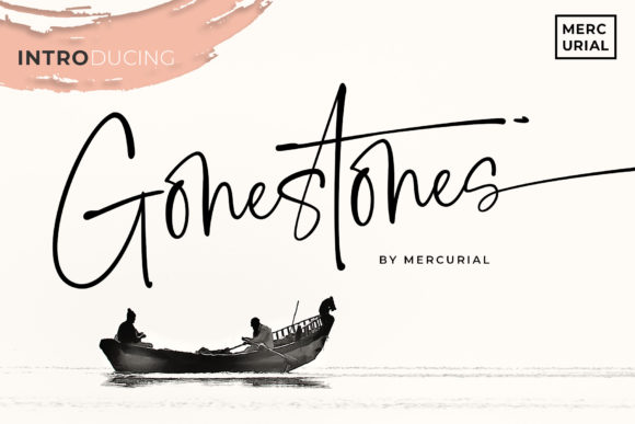 Gonestones: A Heartfelt Script for Modern Editorial Design