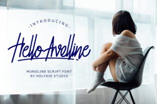 Hello Avelline: A Fresh Monoline Script for Modern Brand Identity