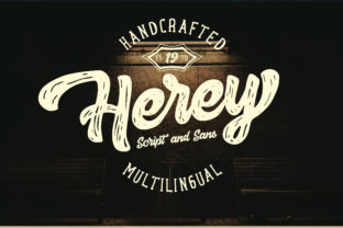 Herey Duo Typeface: A Designer’s Take on Handwritten Brand Identity