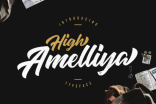 High Amelliya: Elevating Digital Brand Identity With Script Typography