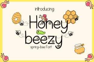 Honey Beezy: A Sweet Typeface for Spring Craft Projects