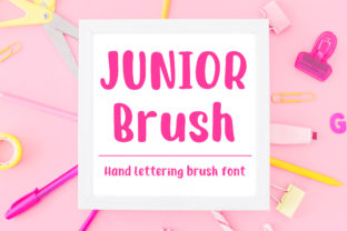 Junior Brush: A Handwritten Typeface for Modern Editorial Design