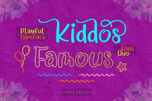 Kiddos Famous: The Playful Script Font for Scroll-Stopping Campaigns