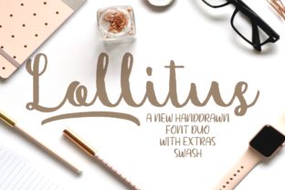 Lollitus Duo: A Modern Handwritten Typeface for Editorial Design