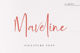 Maveline: A Script Font for Modern Editorial Design