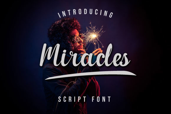 Miracles Typeface Review: Elevating Campaign Visuals with Classic Script Style