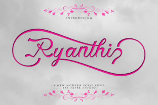 Ryanthi: The Modern Script Typeface for Campaign Design