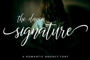 The Dance Signature: A Modern Script Font for Editorial Design