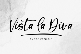 Vista La Diva: The Script Font That Elevates Your Brand Identity